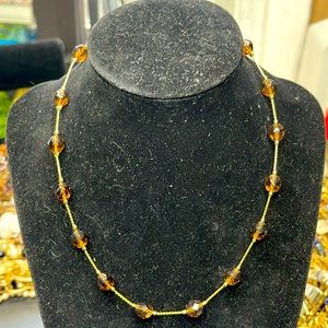 Liz Claiborne Gold Tone Necklage